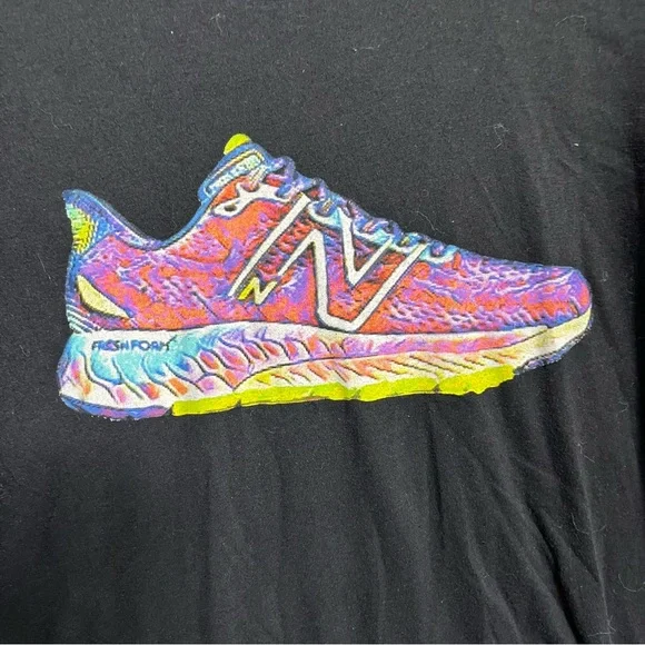 New Balance 880 T-Shirt Size Large Black - Picture 2 of 5